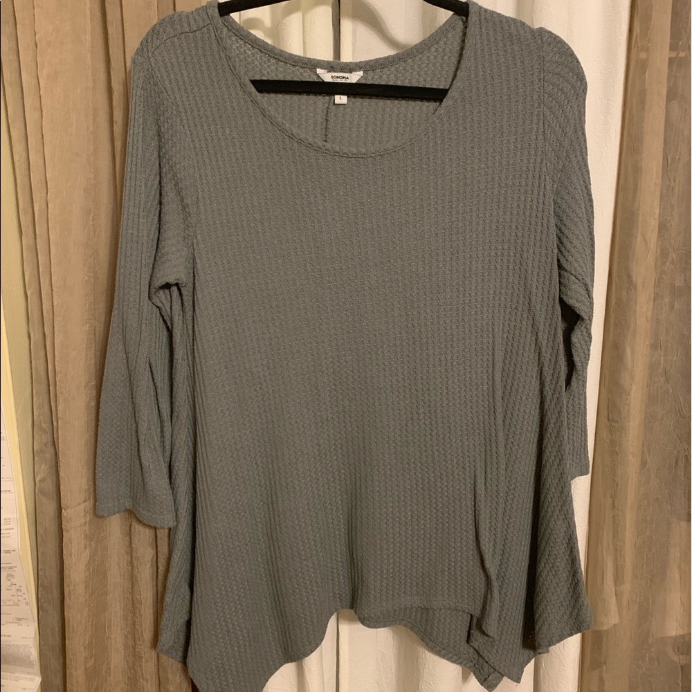 🎈 5/$25 🎈Sonoma soft waffle weave top. Lg